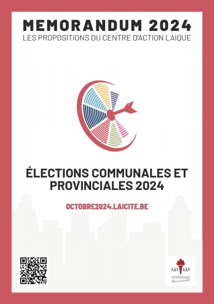 Mémorandum du Centre d'Action Laïque, élections communales et provinciales 2024