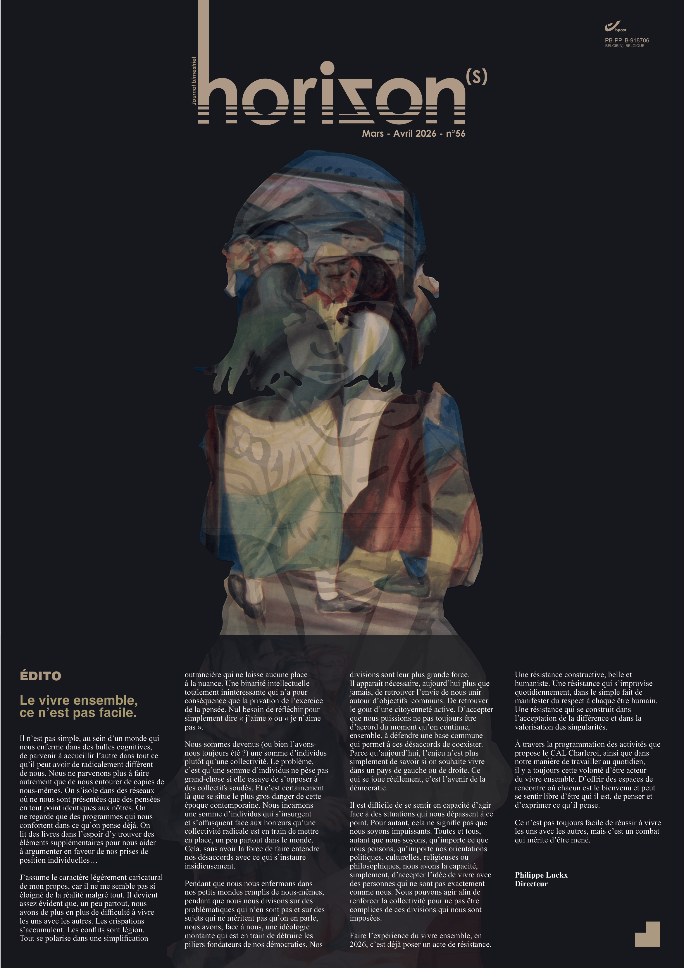 horizon(s), journal, cal charleroi, mars, avril, 2026