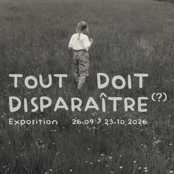 Tout doit disparaître (?), tout doit disparaitre, exposition, cal charleroi